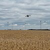Erster Testlauf mit der Agrardrohne
